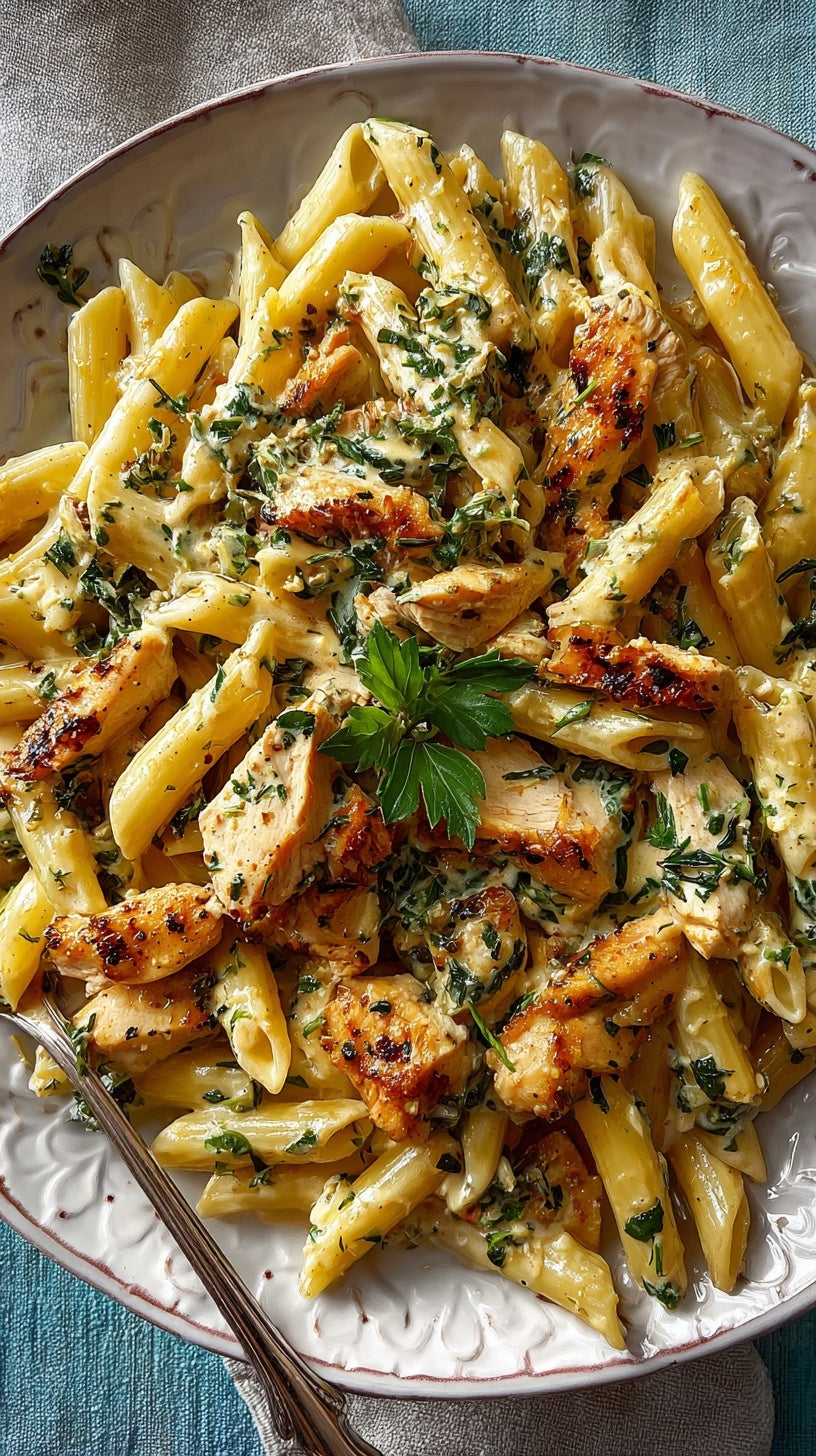 LOW CARB Creamy Tuscan Chicken Penne – Qetoe Low carb pasta