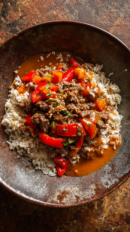 MEXICAN FIESTA RICE BOWL WITH BEEF