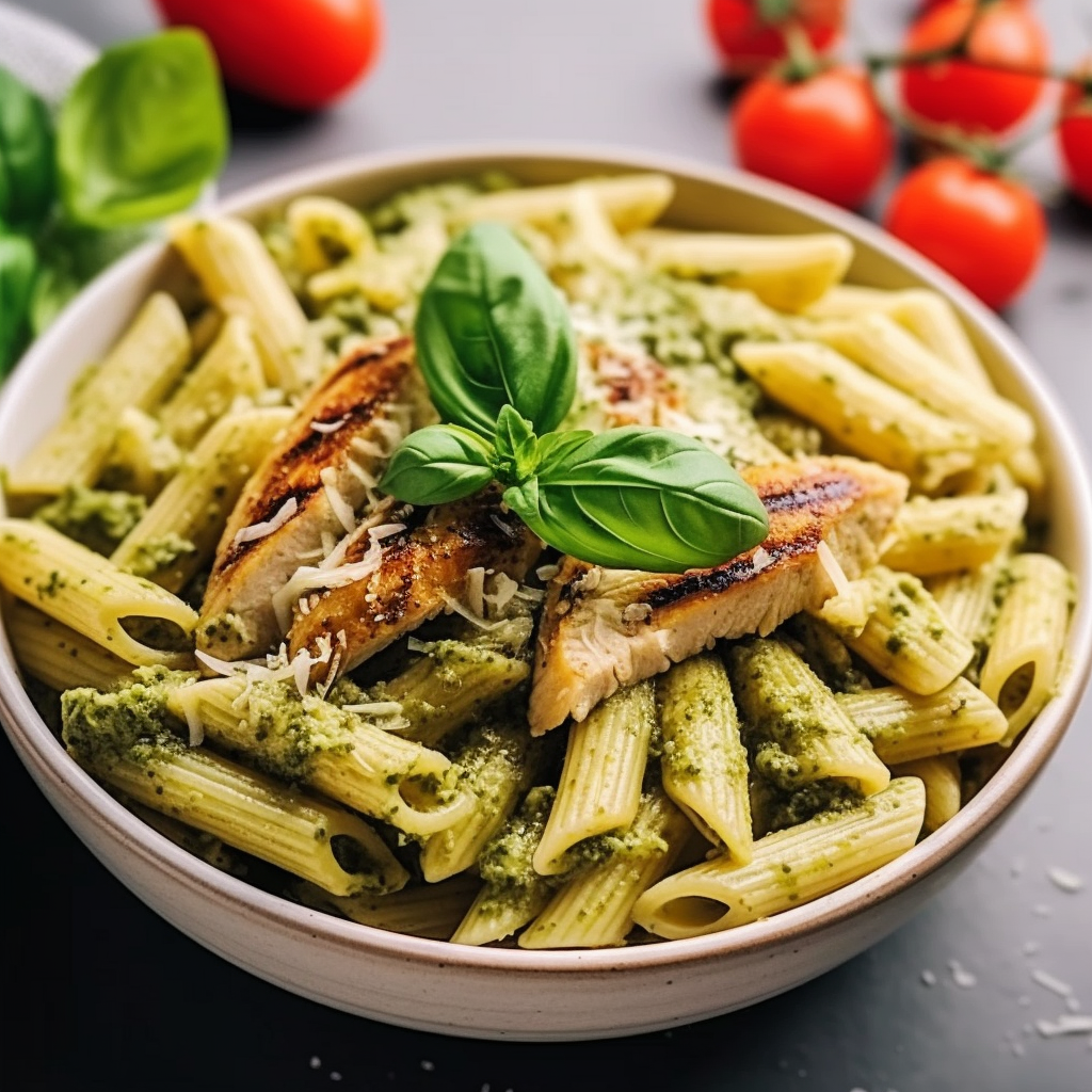 Qetoe Low Carb Penne with Pesto