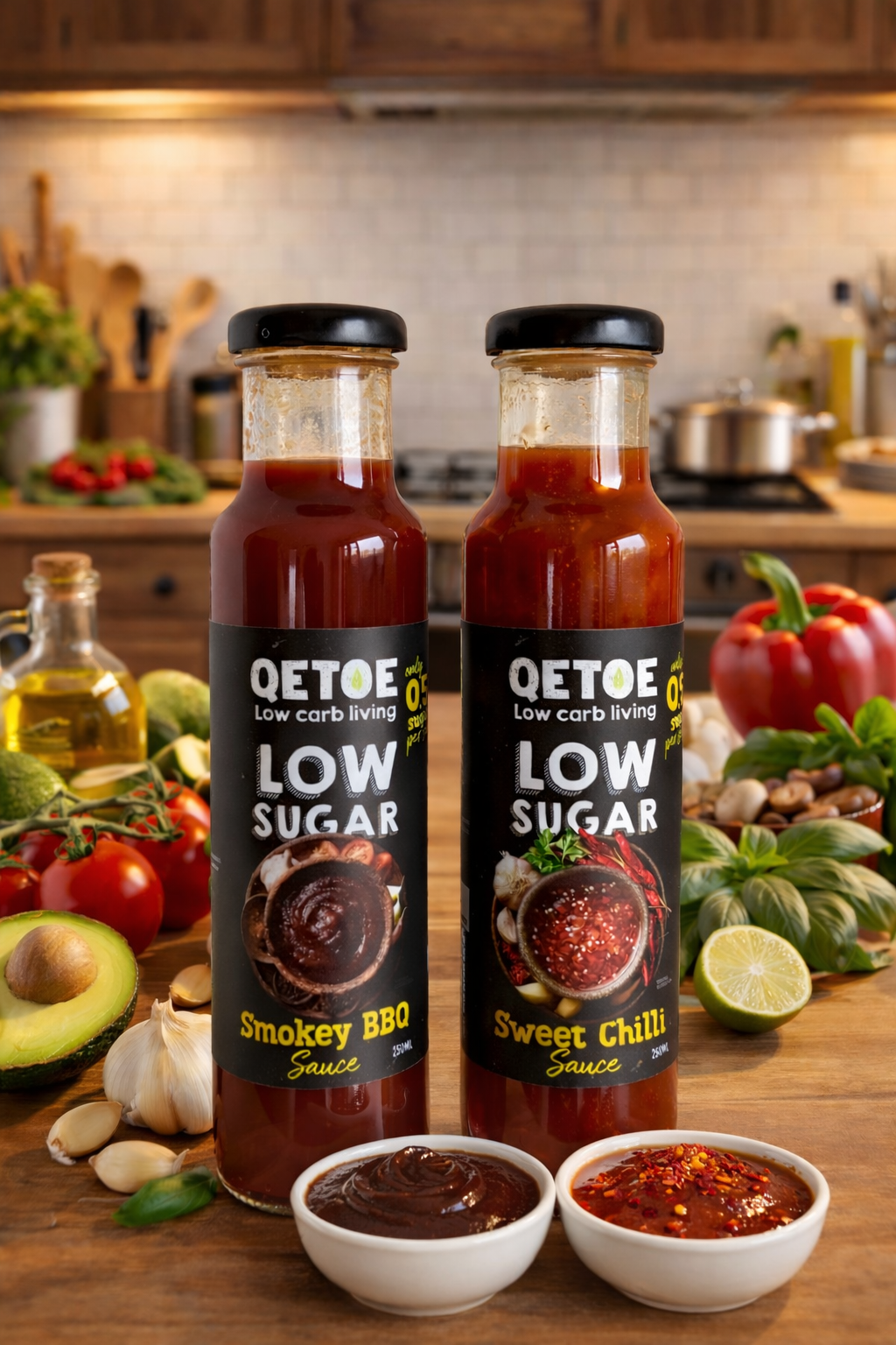 Qetoe Low Sugar Sauce Bundle