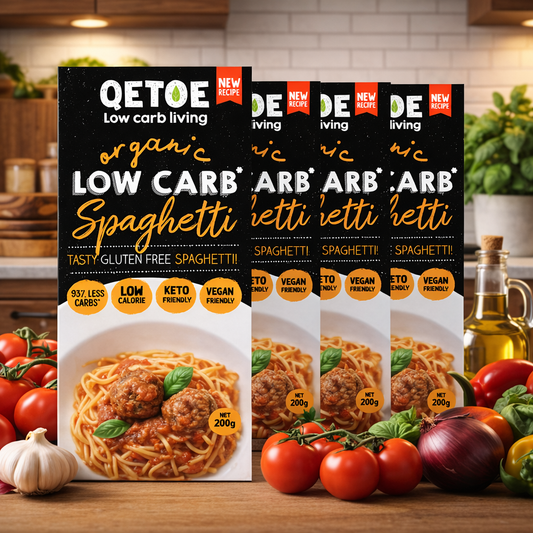 Spaghetti VALUE BUNDLE DEAL- 10 x Qetoe Organic Low Carb Spaghetti Pack