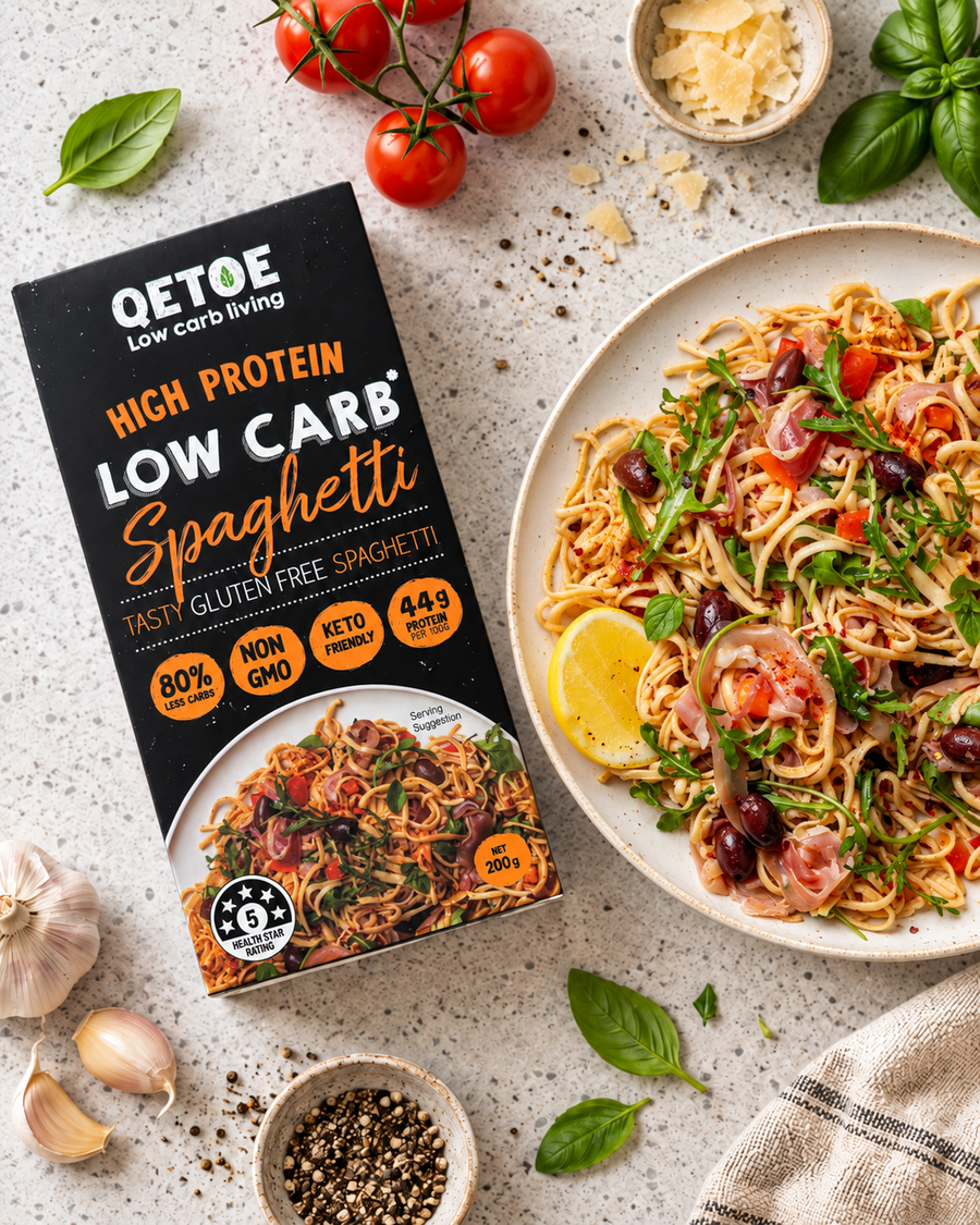 Qetoe Spaghetti High Protein Gluten free - 200g - Single pack