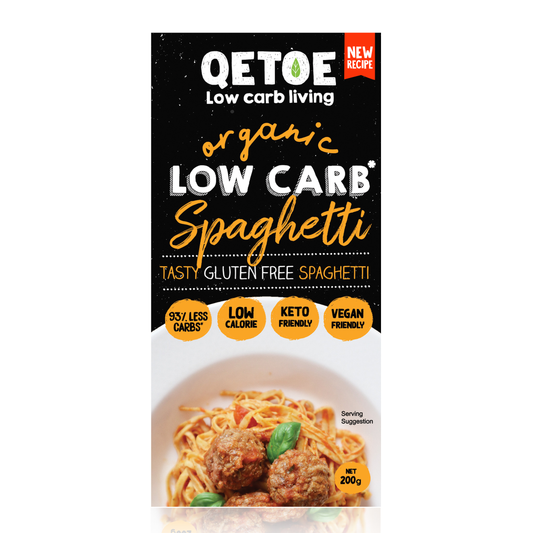 Qetoe Organic Low Carb Spaghetti - 4 x Value Pack